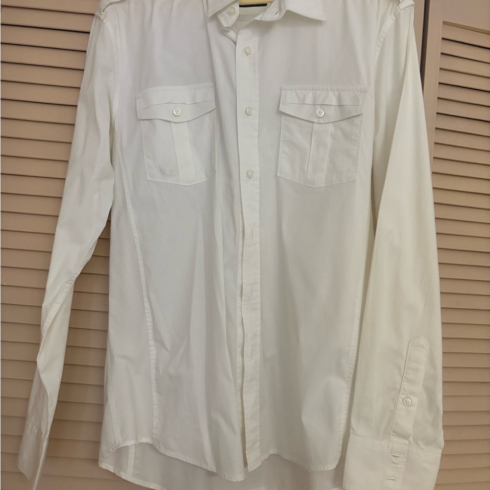 7Diamonds Classic White Men's Shirt